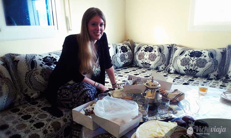 Hospitality in Morocco, Couchsurfing, snacks