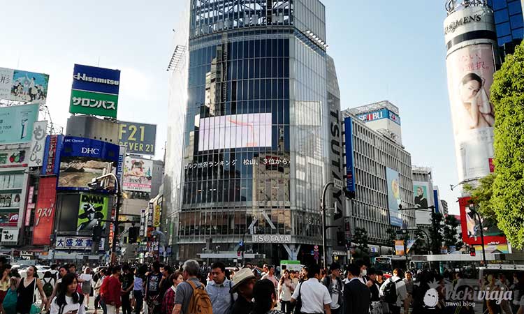 Shibuya Crossing in Tokyo, One week in Tokyo