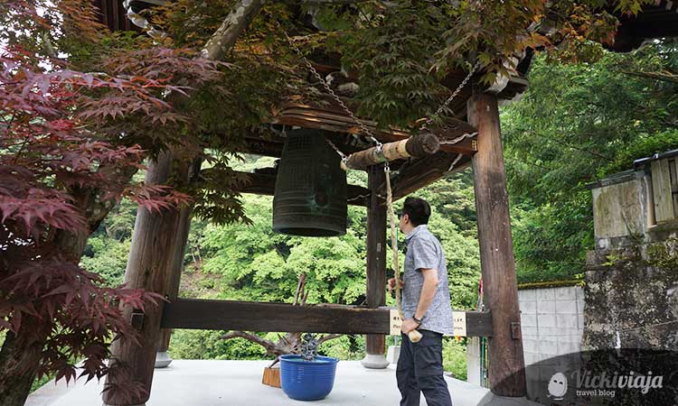 daisho-in miyajima ringing the bell