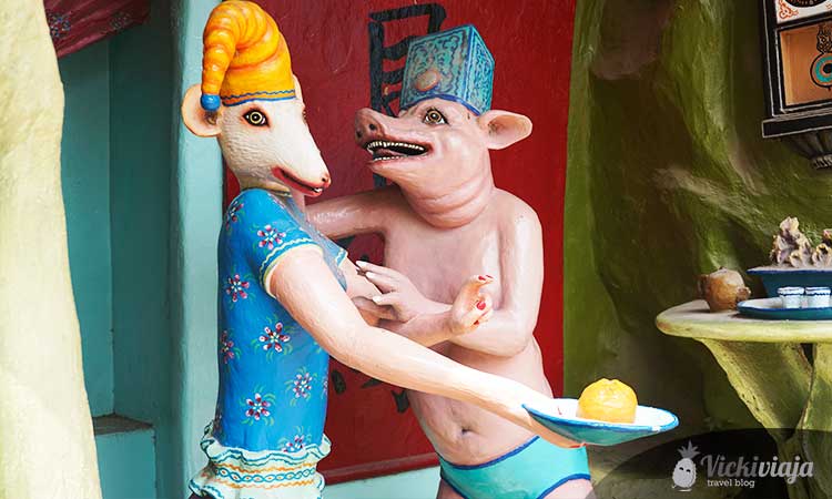 Haw Par Villa I Freizeitpark I Amusementpark I Singapur I Südostasien I vickiviaja