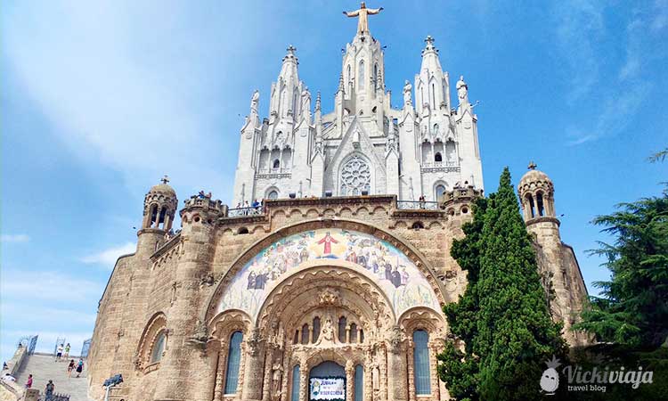 Tibidabo, Kirche, Freizeitpark in Barcelona