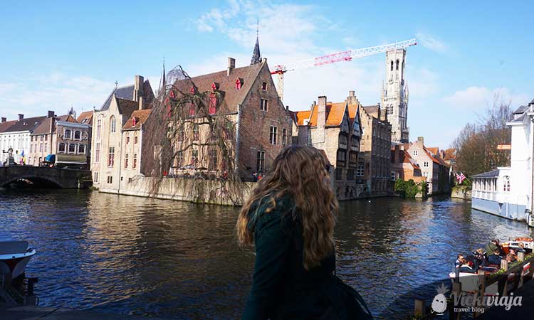 Rozenhoedkaai, Bruges, Brugge, Canals, View Point, girl