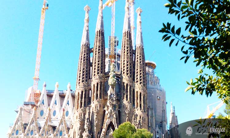Sagrada Familia, Barcelona, basilika, Katalonien