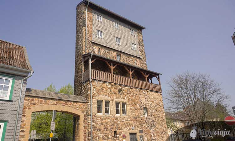 Goslar tower, fortification, medieval