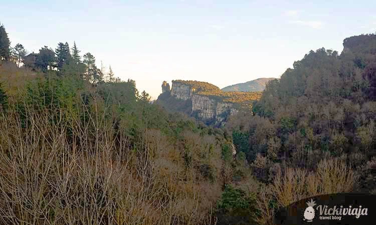 Hiking, nature in Rupit, Catalonia
