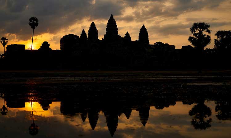 Angkor Wat Sonnenaufgang, Siem Reap, Kambodscha