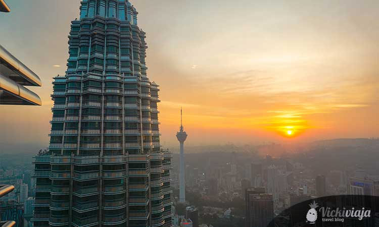 Petronas Towers, Sunset, Kuala Lumpur, KL Tower