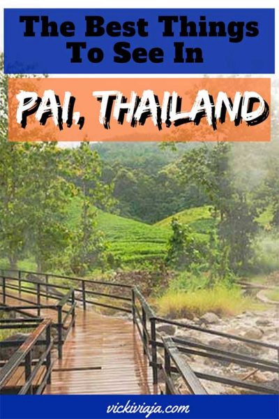 Travel itinerary Pai PIN