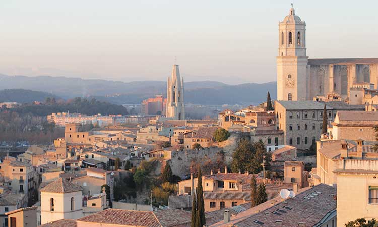 Girona, Katalonien, Spanien Interessante Orte