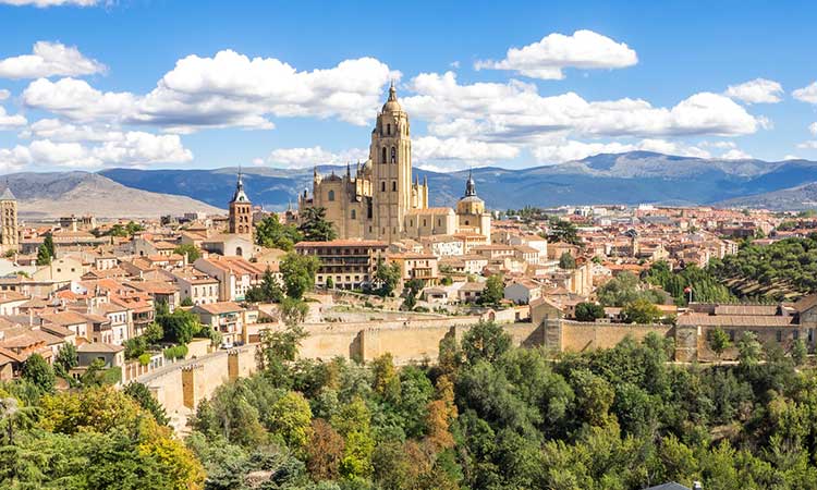 Segovia, schöne Plätze in Spanien