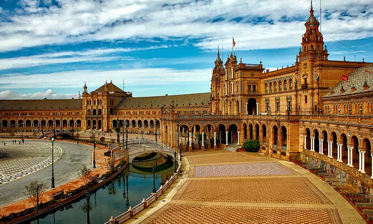 Sevilla, Plaza de Espana, wichtige Orte in Spanien
