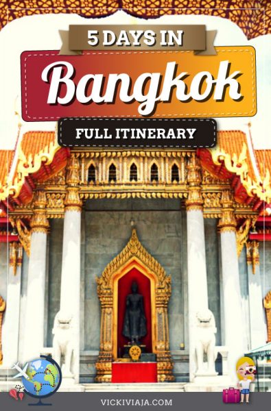 Bangkok in 5 days Thailand pin