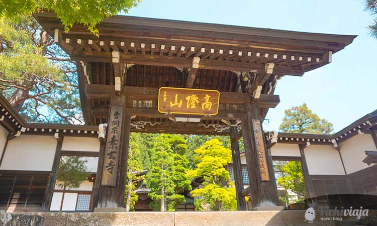 Temple Gate in Hida Takayama, Japan