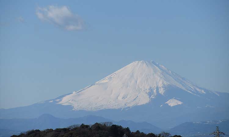 Mount Fuji, view from Kamakura