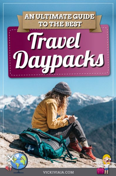 Are you still looking for the perfect #daypack for your next trip? Look no further! Here you can learn how to find the best daypack for you in a few simple steps and choose from the best small backpacks on the market. #travel #essentials #rucksack #backpack #vickiviaja