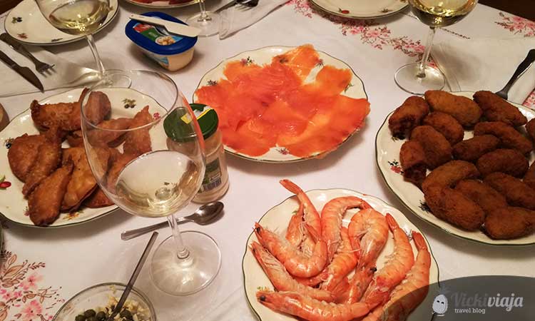 Christmas Eve, Christmas dinner in Spain