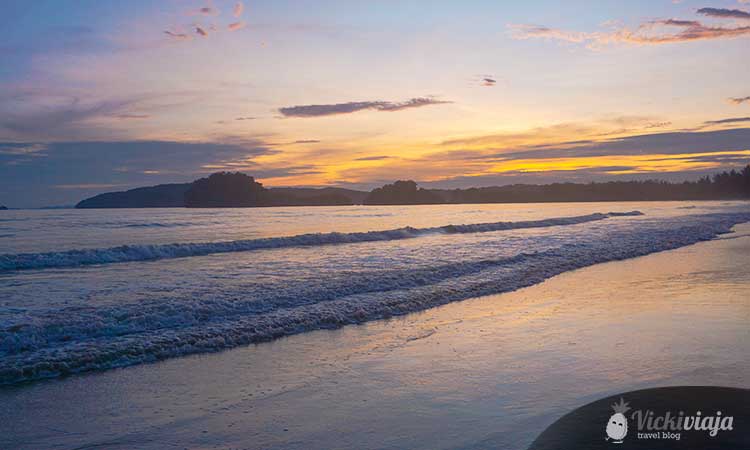 Sunset at Ao Nang Beach, Krabi, Thailand, romantic