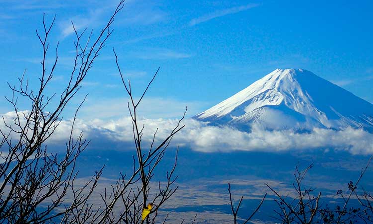 Hakone, Ausblick auf Mount Fuji, Japan 2 Wochen