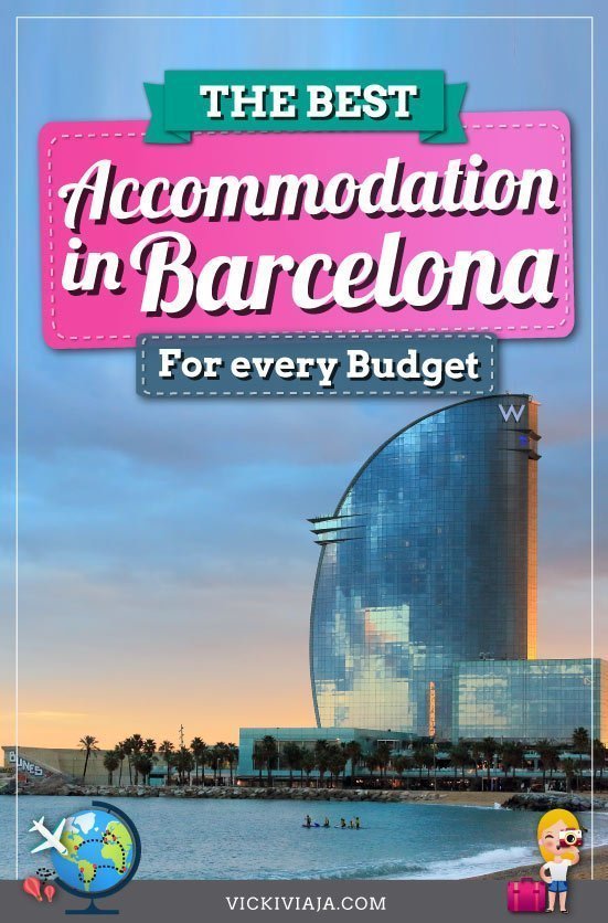Accommodation and Hotels in Barcelona pin