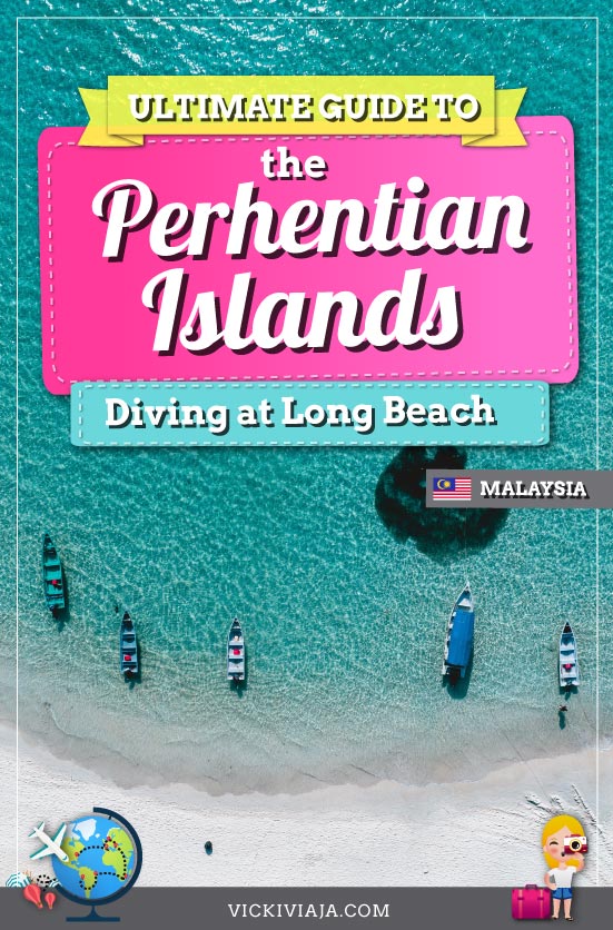 Are you looking for an amazing #beach in #Malaysia? Look no further! Here, you can read everything you need to know about visiting the Long Beach on the Perhentian Islands. Read about diving, accommodation, how to get there and more. #Perhentians #island #Vickiviaja