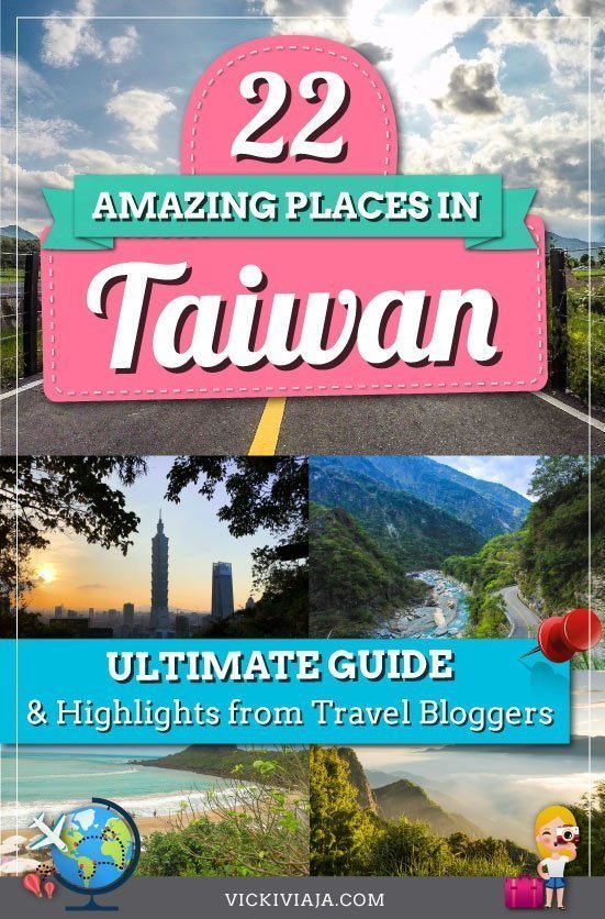 Taiwan 7 day itinerary pin