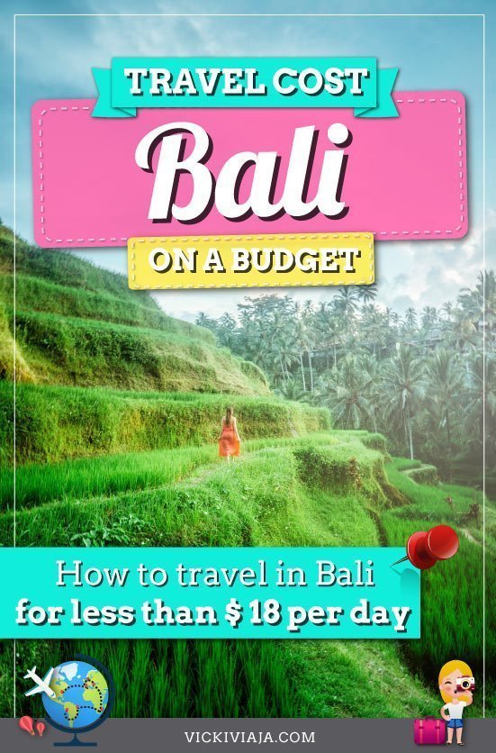 Bali on a budget pin