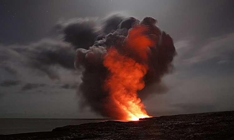 Vulkanausbruch, Naturkatastrophen in Bali