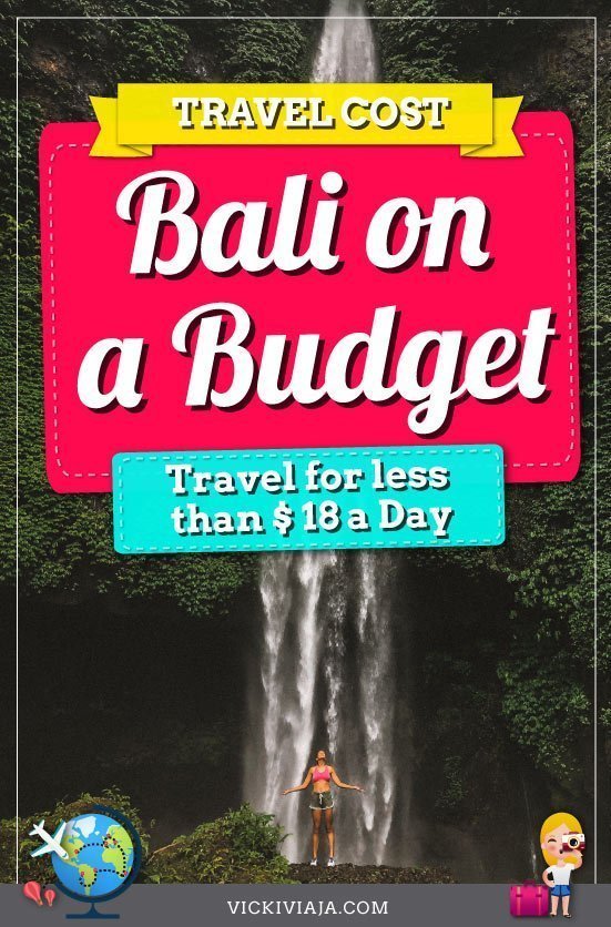 Bali travel cost pin