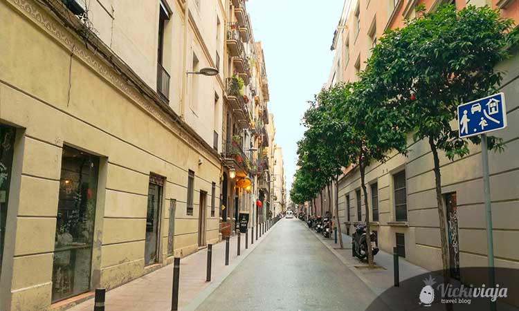 Nachbarschaft Gràcia in Barcelona, trendy neighboorhood