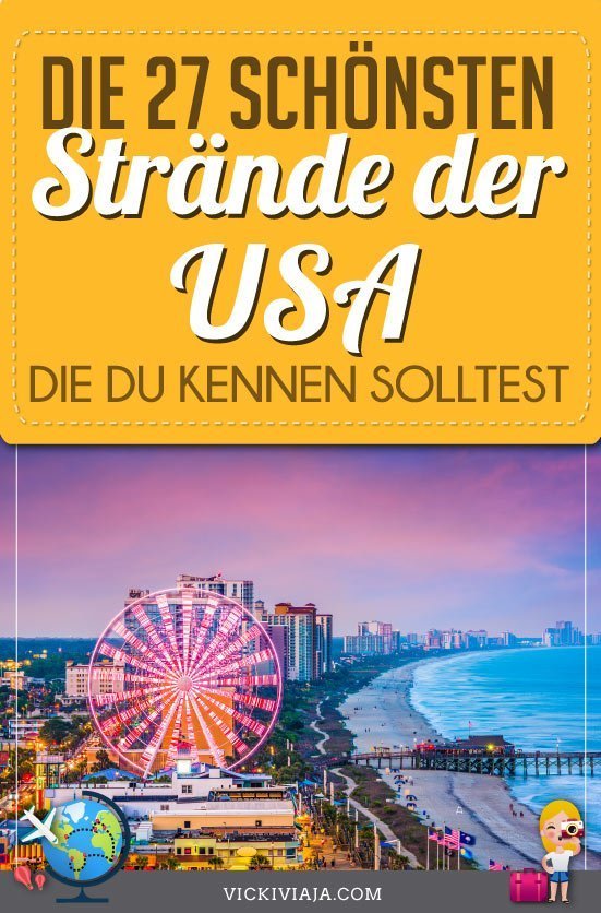 USA Strände pin