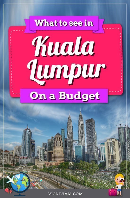 Here you can find the best things to do in Kuala Lumpur. Whether you are traveling on a budget or not those amazing Kuala Lumpur sights simply can't be missed on your KL Itinerary. The best sights in the city including the Batu Caves and the Petronas Towers. #Malaysia #travel #Vickiviaja
