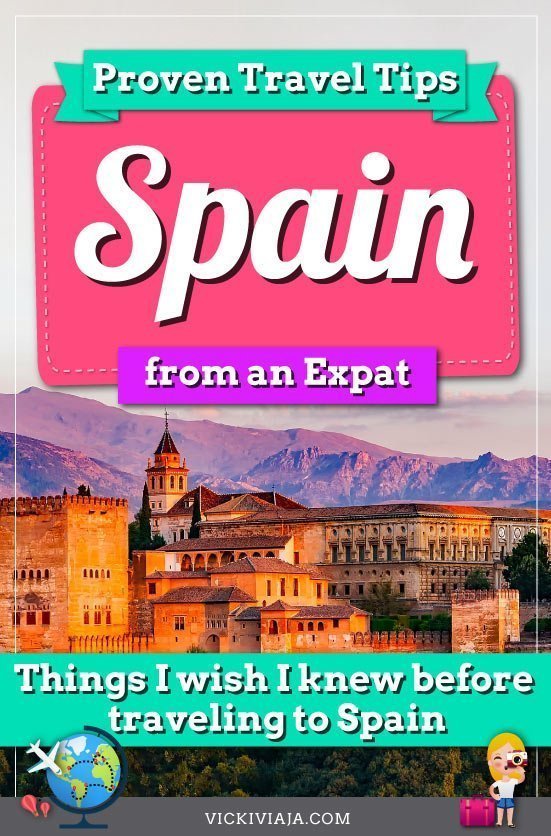 Spain travel tips pin