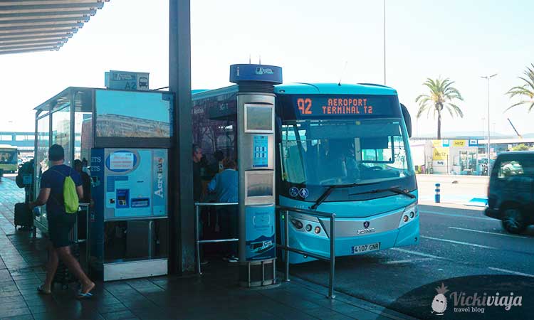 Barcelona Aerobus Ticket machine