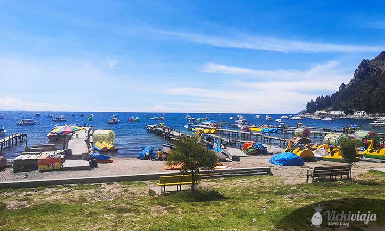 The Waterfront of Copacabana in Bolivia