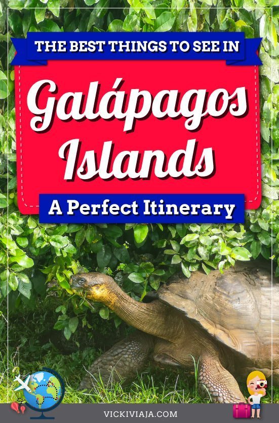 Galapagos travel itinerary PIN