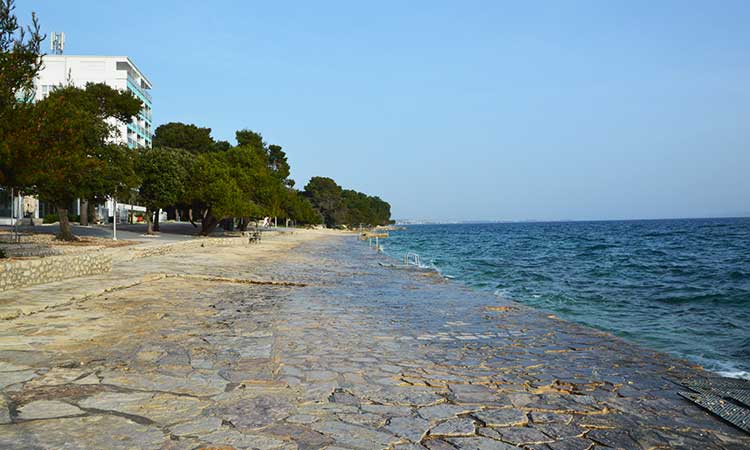 Zadar, Küstenabschnitt in Kroatien
