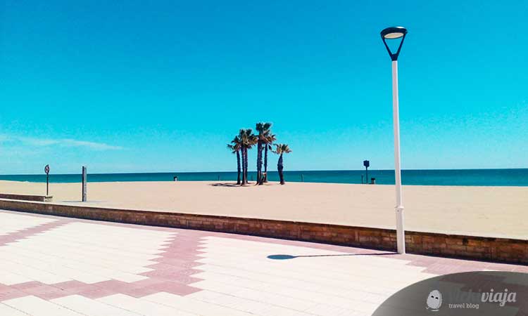 Calafell promenade, from barcelona to calafell