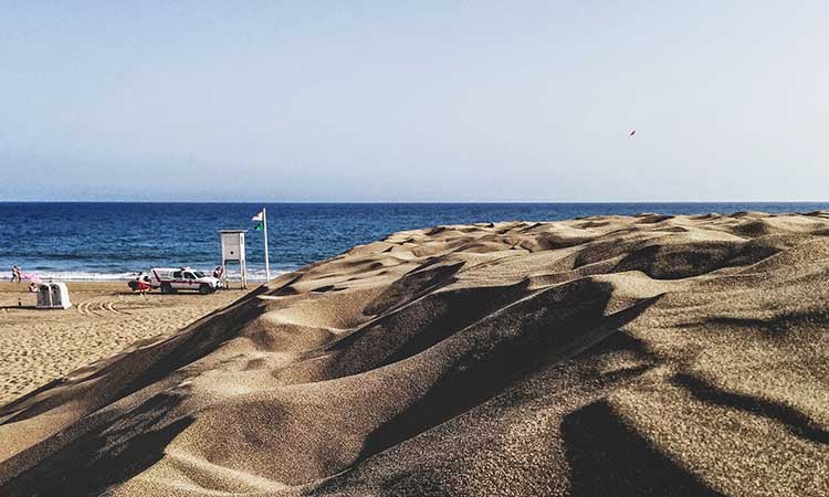 Playa Maspalomas in Gran Canaria, Sand dune
