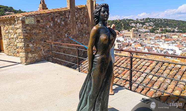 Ava Gardener Bronze Statue Tossa de Mar